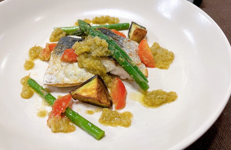 旬の魚と洗練されたフレンチ＆イタリアン料理を堪能
